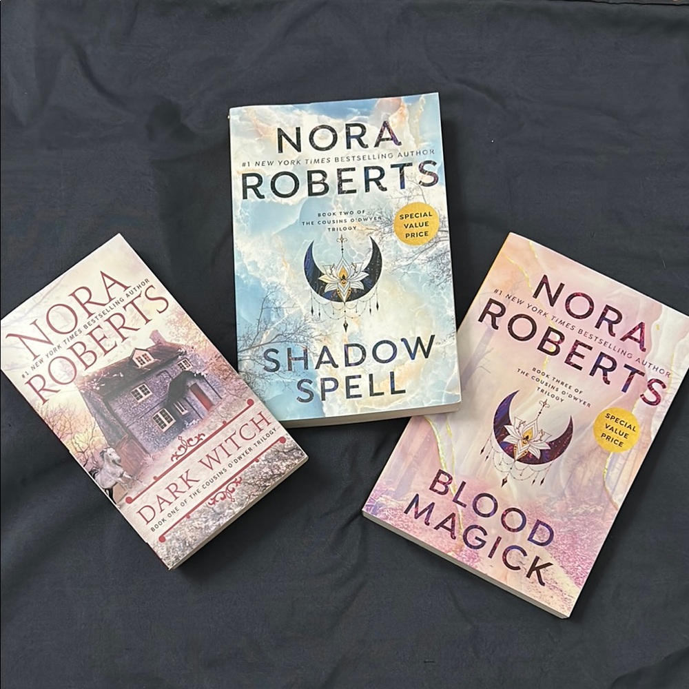 Nora Roberts Book Set - Dark Witch, Shadow Spell, Blood Magick